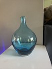 Johanna Jelinek Swedish Design Cerulean Blue Hand Blown Glass Vase Ikea