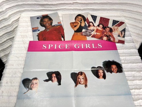 RARE 90s SPICE GIRLS POP GIRL GROUP MAGAZINE CLIPPINGS PINUPS LOT!! - Picture 13 of 13