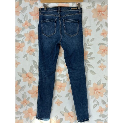 BLANKNYC Jeans Womens 28 Blue Medium Wash Skinny Button Fly High Rise Denim - Picture 9 of 14