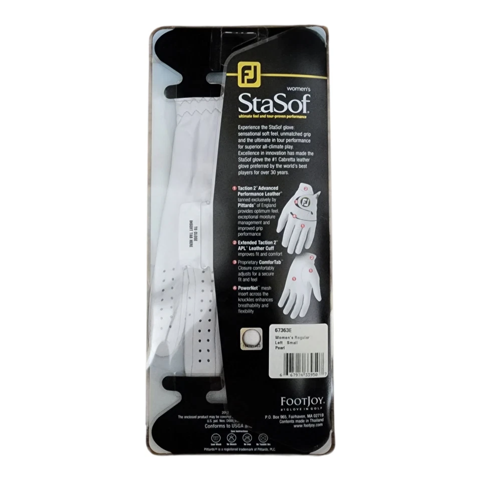 New ~ Women's FJ FootJoy StaSof Golf Glove Small Left (For right handed players) - Image 4 of 4