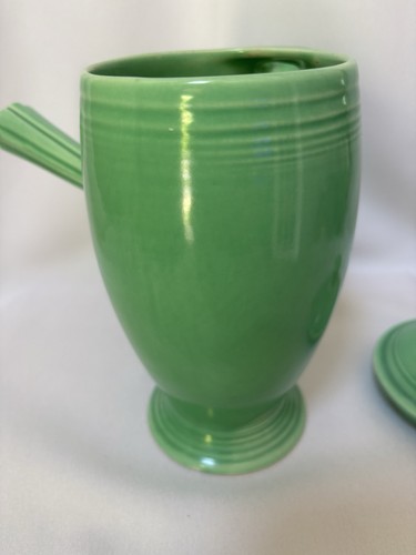 Vintage Fiesta Light Green *AD Demitasse Coffee Pot* & *2 Demitasse Cups* - Picture 8 of 16