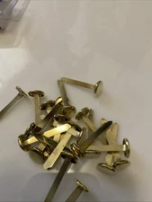 HyGlo Deco Fasteners - Big Top Brass New 12 Packages Of 20 Split Pin Creative