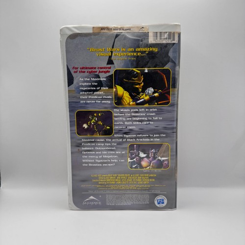 Vintage Beast Wars Beasties Escape VHS 1998 Transformers Clamshell Excellent - Picture 2 of 4