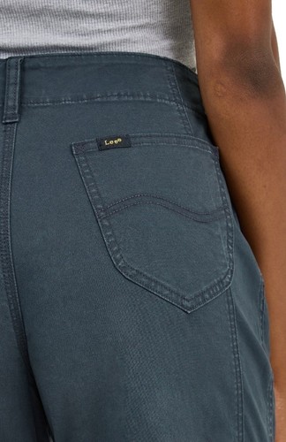 Bermudas LEE para mujer talla 4 negras carbón 8" nuevas con etiquetas - Imagen 3 de 5