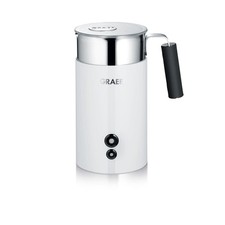 Graef Milchaufschäumer MS 701 Weiß Edelstahl Milchschäumer 450W Latte Macchiato
