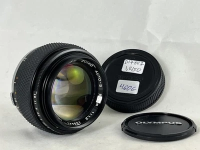 Olympus Zuiko Auto-S 50mm 1:1.2 lens (D17887) - Imagen 1 de 4
