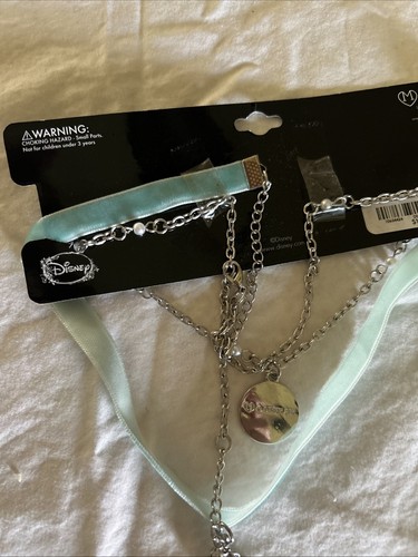 Disney Little Mermaid 2 Necklace Shell Choker Set Jewelry New - Picture 3 of 3