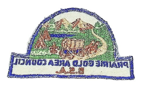 Prairie Gold Area Council IA WORN CP BSA Patch BLU Bdr (ZG471) - Picture 2 of 2