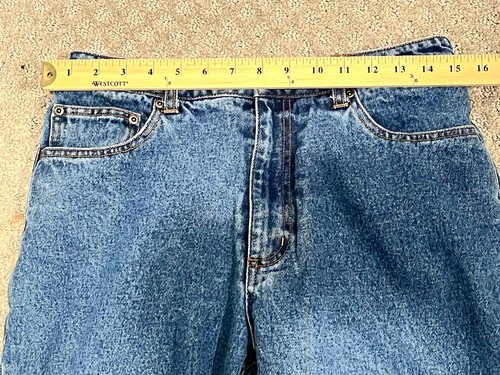 Pantalones de mezclilla Guide Series para mujer 10 Bootcut azul tiro medio forrados de lana elásticos - Imagen 6 de 10