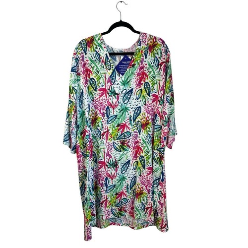 Tybee Island Clothing Company Women Size 2XL Sun/Beach Dress Loungewear Rayon