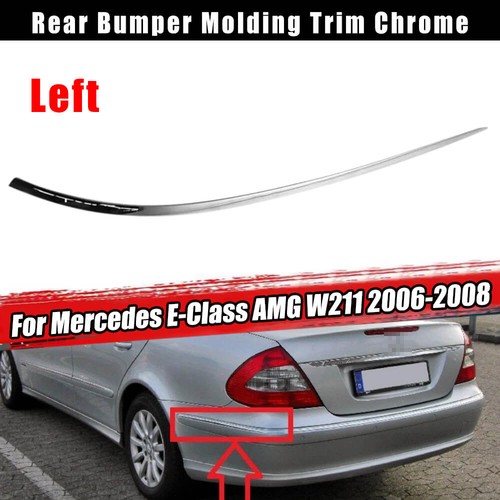 Links Rechts Hinten Stoßstange Zierleiste Chrom für Mercedes E-Klasse AMG W211 2006-08 - Bild 5 von 21