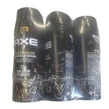 AXE Dark Temptation Body Spray 72H Dual Action Smooth Chocolate 150ml Men 6 Pack