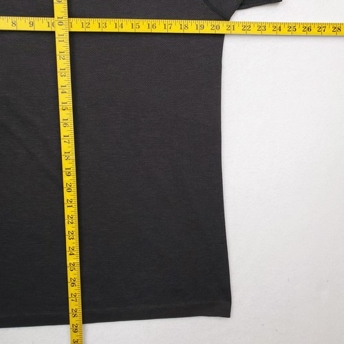 Lululemon Metal Vent Tech Polo Shirt Mens Large Charcoal Gray Performance Golf - Picture 7 of 8