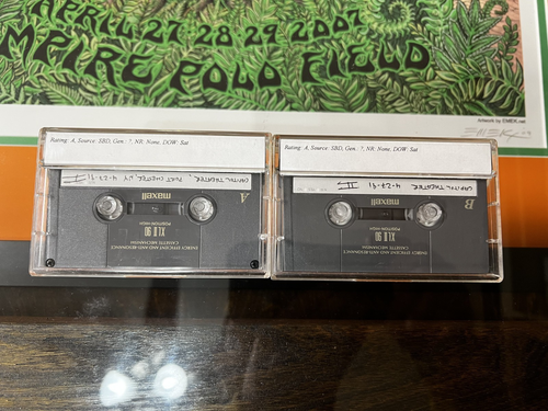 Phish Live Cassette 4/27/91 Capital Theater, Port Chester, NY  Set 1 & 2 - Picture 2 of 3
