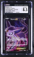 CGC 8.5 Espeon EX 2016 BREAKpoint 117/122 Ultra Rare Holo Pokemon Card