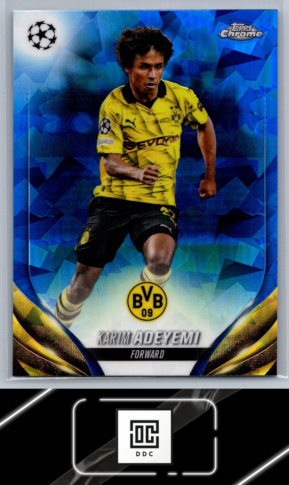 2023-24 Topps Chrome Sapphire Edition UEFA Club Competitions #73 Karim Adeyemi