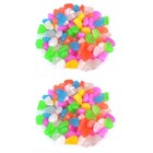  2 Pack Aquarium Leuchtsteine Leuchtende Garten Kiesel Aquariumdekorationen Für