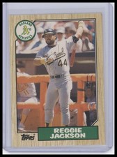 1987 Topps Traded #52T Reggie Jackson
