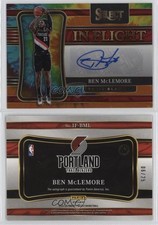 2021-22 Panini Select In Flight Signatures Tie-Dye Prizm /25 Ben McLemore Auto