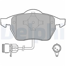 Satz Bremsbeläge Bremsklötze vorne für Audi 100 C4 4A2 4A5 A3 8L1 A4 B5 | 784