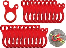 DS. DISTINCTIVE STYLE Aluminum Guyline Tensioner 20 Pieces Rope Tensioner for...