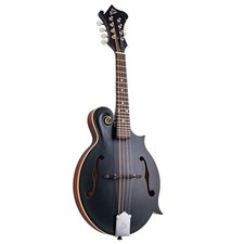 The Loar Hand-Carved F-Style All Solid Wood Contemporary Mandolin with Black Top
