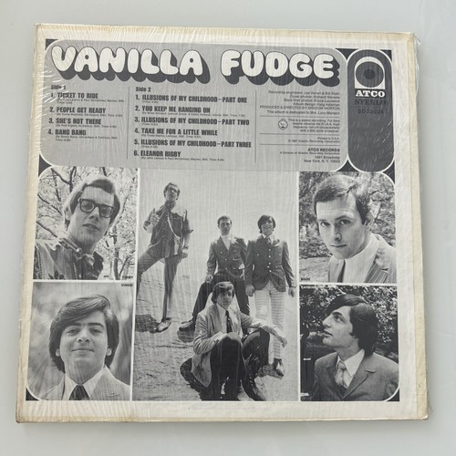 "Vanilla Fudge" 1st ALBUM Atco SD 33-224; STILL IN SHRINK WRAP;'69 YELLOW LABEL - Picture 2 of 14