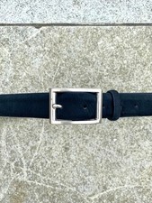RARE 90’s Prada Pony hair Belt Black