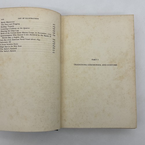 1934 Naval Customs Traditions and Usage HCDJ Rare Book Navy Blue W/ Dust Jacket - Picture 10 of 14