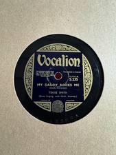 78Rpm, Blues, Trixie Smith 'My Daddy Rocks Me' Vocalion E