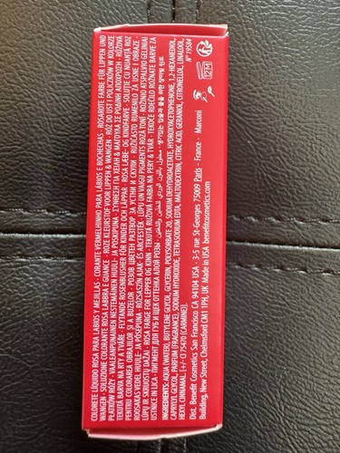 BENEFIT  BENETINT ROSE TINTED LIP & CHEEK STAIN 0.2oz 6ml NIB Authentic SALE!!! - Picture 6 of 13