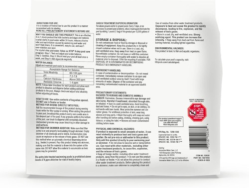 HTH 52036R Pool Care Shock Advanced, Swimming Pool Chemical 1 lb (12 Pack) - Picture 2 of 5