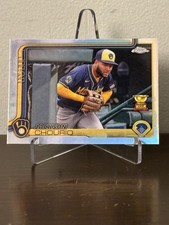 2025 Topps Chrome Jackson Chourio Rookie Cup Image Variation #262