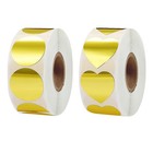  2 Rolls Herz Umschlag Dichtungen Aufkleber Briefumschlag Sticker