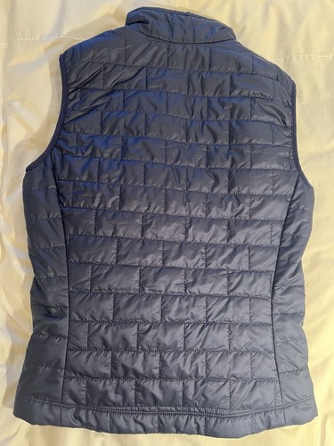 Patagonia Down Insulated Zip Up Blue Puffer Vest Men’s Size Small - Picture 2 of 8
