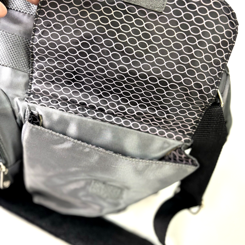 Fisher-Price Fastfinder Deluxe Tote Diaper Bag Black and Grey Unisex - Picture 6 of 16