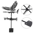  Wetterhahn Metall Wetterfahne Dachdekoration Schuppendekorationen