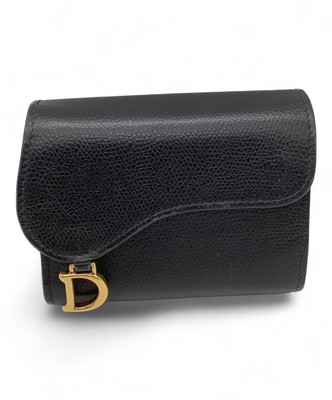 Christian Dior SADDLE Lotus achats Wallet Authentic Women 8200