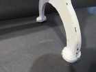 Antique Vintage Painted Cast Iron & Wood Paper Towel Roll Holder Cottage Core — photo 3