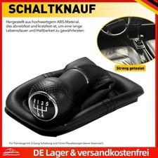 Schaltknauf Schaltsack Schwarz 5-Gang für VW Golf 2 3 4 Polo Passat Bora Jetta