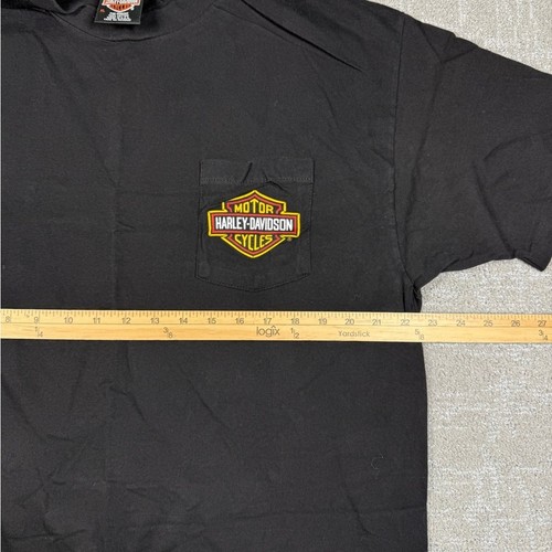 Vintage Harley Davidson Single Stitch Honolulu Hawaii Pocket Biker T-Shirt Gr. XL - Bild 5 von 9