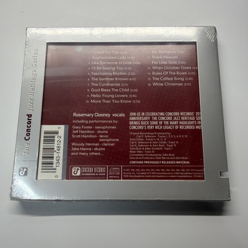 Concord Jazz Heritage Series by Rosemary Clooney (CD, 1998) - Picture 2 of 2