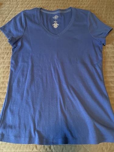 Camisetas St Johns Bay S/S cuello en V (5) pequeñas - azul, rosa, verde azulado, como nuevas, negras ENVÍO GRATUITO - Imagen 9 de 9