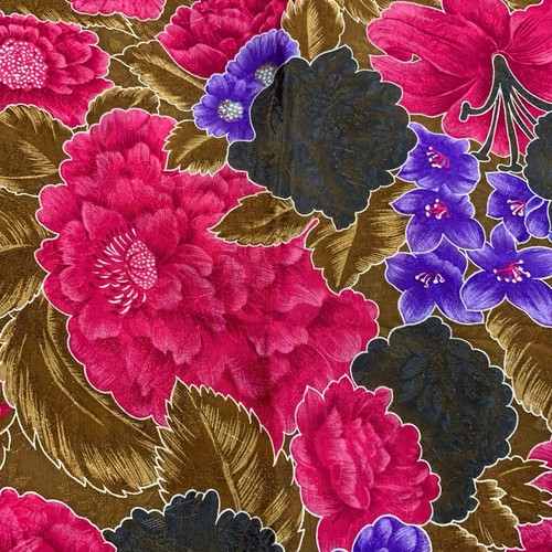 Vintage Albert Nipon Pink Purple Multi-Floral Square Silk Scarf 30x30 - Picture 2 of 3