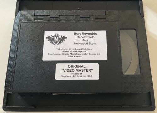 Burt Reynolds Original Video Master Interviews Tape James Stewart Mickey Rooney - Picture 2 of 3