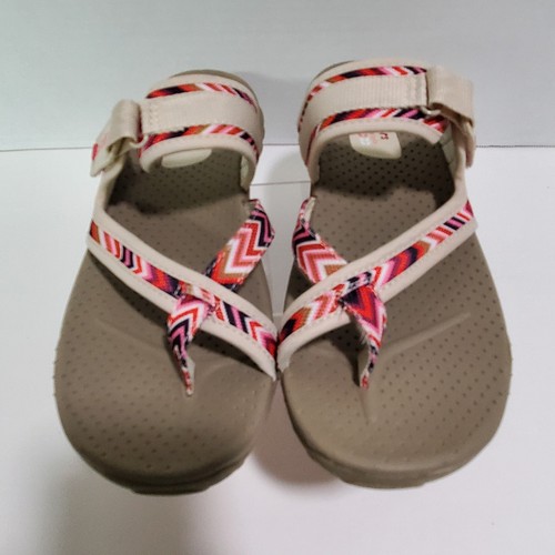 Sandalia Skechers Reggae Mujer 10 Zig Swag Toe Rosa Natural 48228 Soporte Arco - Imagen 4 de 15