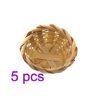 5 Pieces Puppenhaus Dekoration Puppenhaus-zubehör Mini -Hausspielzeug -Korb