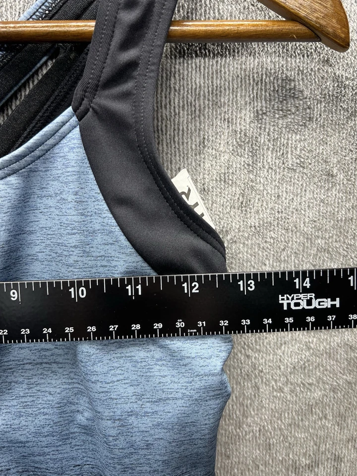 Camiseta sin mangas TYR para mujer pequeña 4 6 azul/negro entrenamiento mantra Taylor espalda deportiva Foto 3 de 4