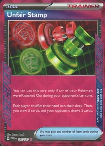 Unfair Stamp 165/167 Twilight Masquerade ACE SPEC Rare Holo