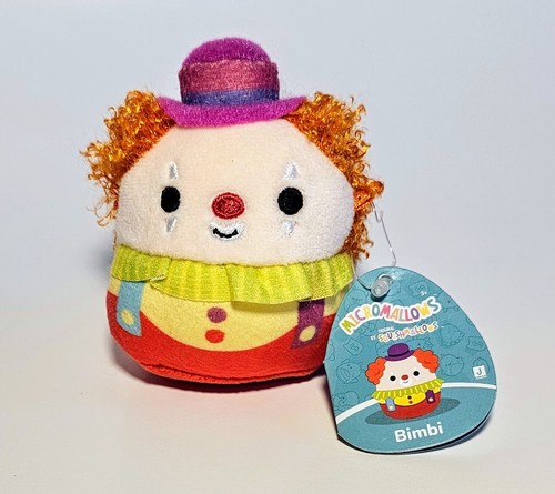 2,5 Zoll Original Squishmallows Micromallows *Bimbi der Clown* Micromallow Plüsch